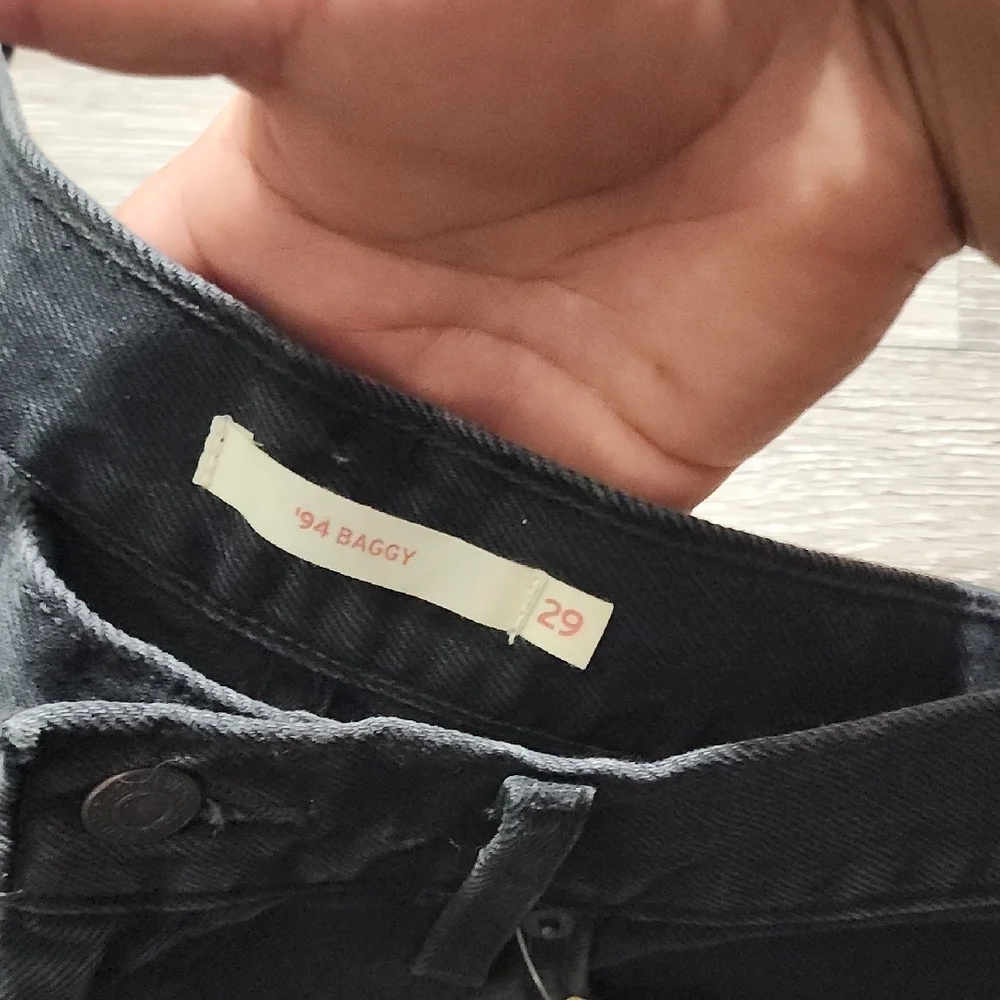 Classic Black Straight Levis  Jeans